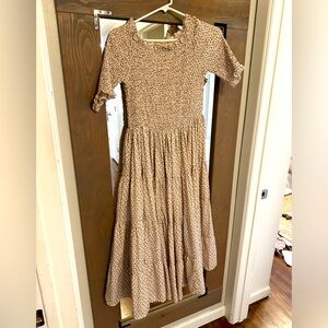 Boutique stretchy top, flowy dress